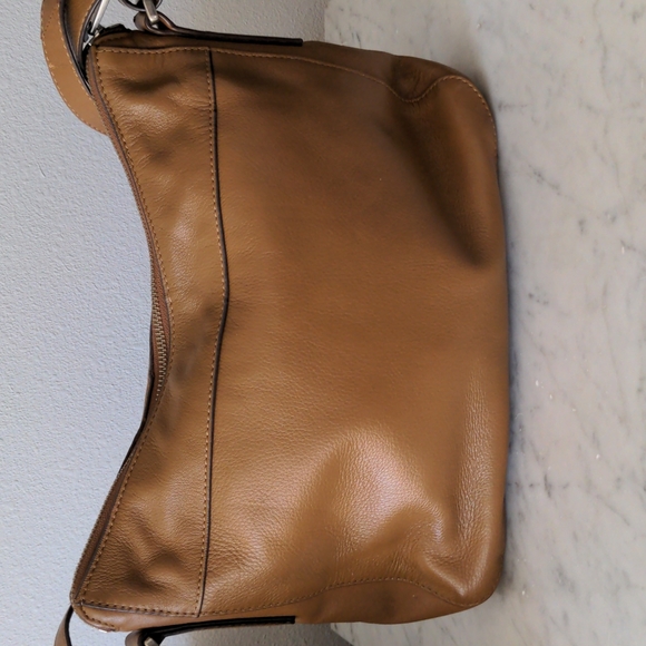 Fossil Brown Leather Crossbody Bag with Silver Hardware - Picture 5 of 7